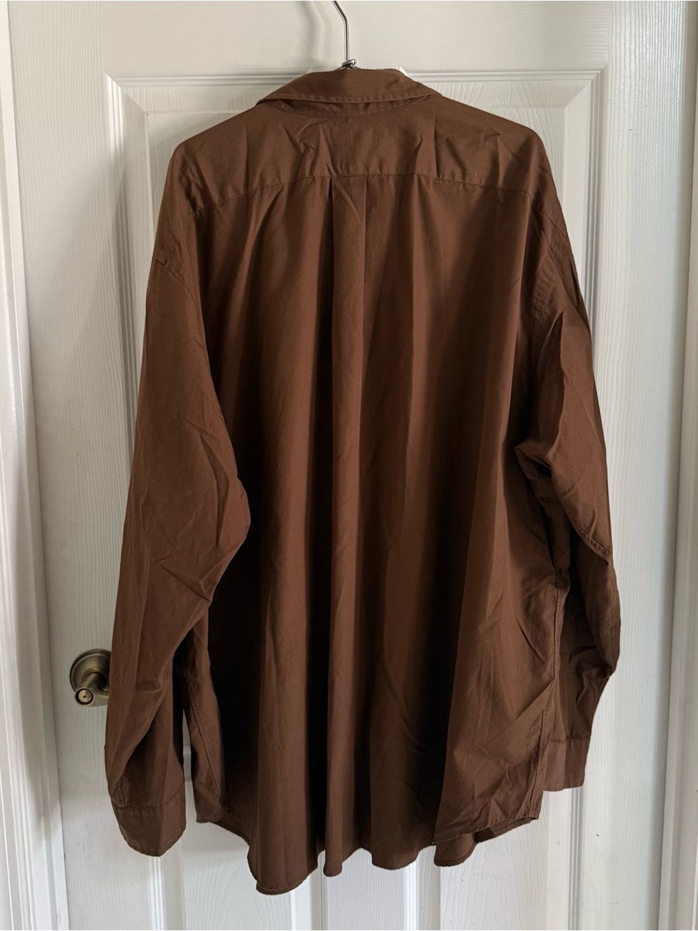 Vintage Chocolate Brown Button Down - Picture 7 of 9